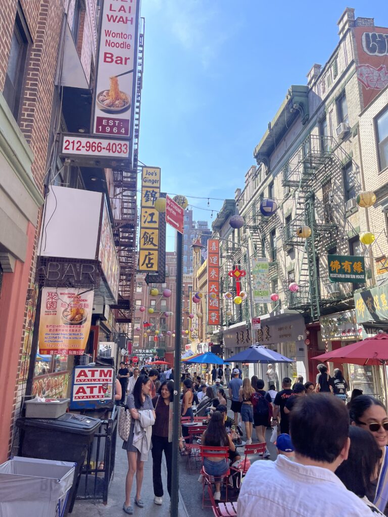 Lunch in Chinatown, NYC